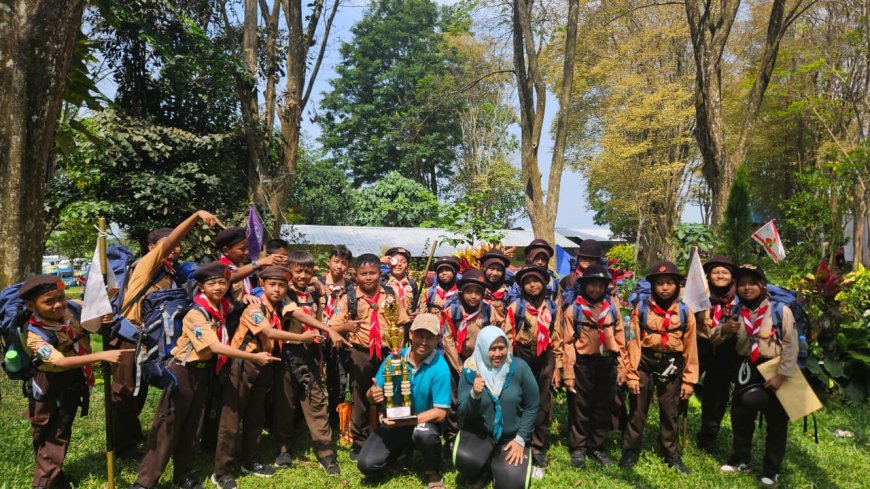 Regu Elang SD Negeri Candi Raih Juara Harapan 1 di Lomba Tingkat II Kecamatan Candi