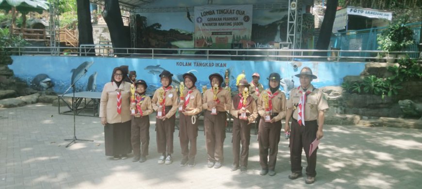 SDN Balongtani Raih Juara 2 LT.2 Pramuka Tingkat SD se-Kecamatan Jabon