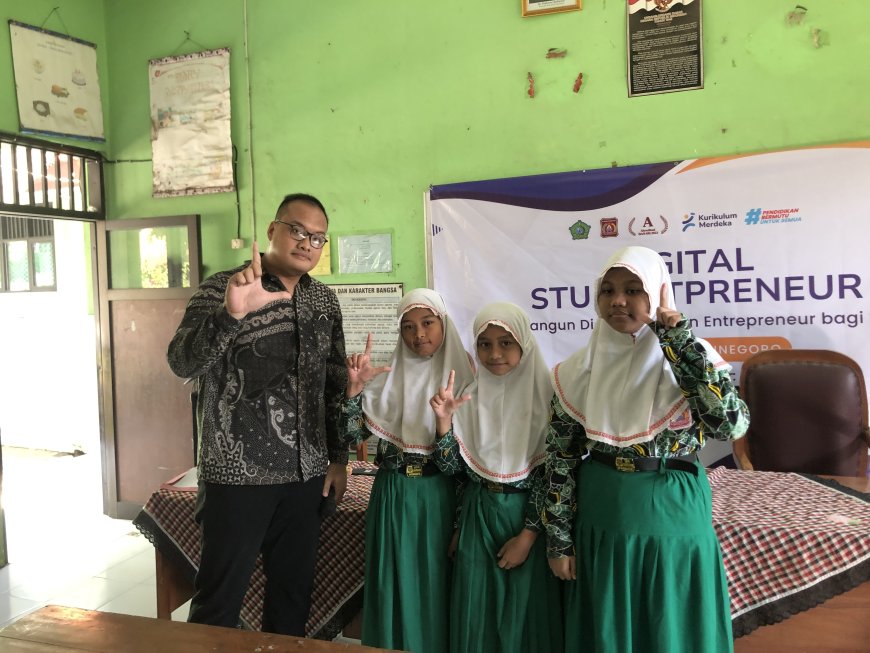 Digital Studentpreneur Hadir di SDN Candinegoro: Mengasah Kreativitas dan Kepercayaan Diri Siswa