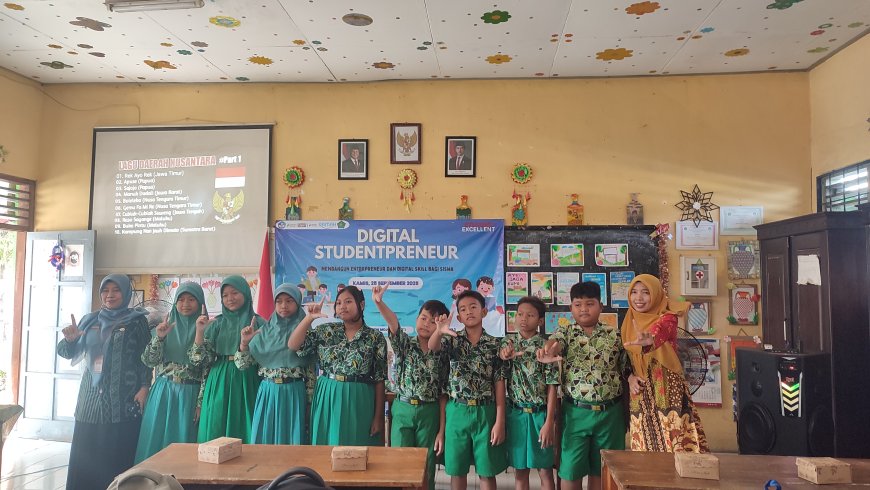 SDN Lemujut Sidoarjo Gelar Kegiatan Digital Studentpreneur Jadikan Siswa Siswi Hebat Sejak Dini