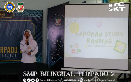 OSIS SMP Bilie Laporkan Hasil Studi Banding ke Al-Mahira IIBS Malang