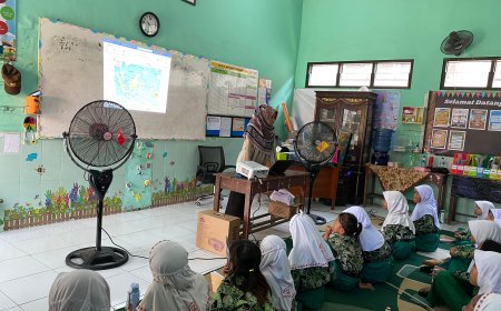 Kegiatan WIJABA (modul 2) di SDN Banjarsari: Mengenal Lingkungan Lewat Buku