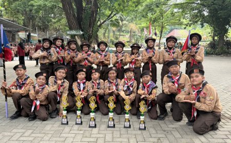 SDN BRINGINBENDO 1 BAWA PULANG 6 PIALA DI LOMBA TINGKAT II PRAMUKA TAHUN 2025