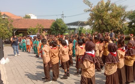 Jum'at Sehat SDN Banjarsari: Senam Ceria Bersama KFC