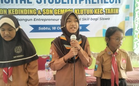 Menjadi Generasi Kreatif: Siswa SDN Kedinding & Gempolklutuk Belajar Public Speaking dan Digital Skill