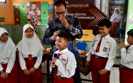 Kegiatan Digital Studentpreneur SDN Sebani 2 Dorong Siswa Melek Digital dan Kreatif