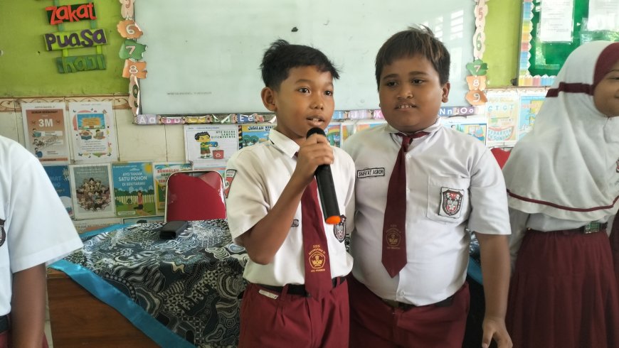 Tumbuhkan Rasa Percaya Diri Lewat Public Speaking, SDN Kedungsugo 2 Gelar Program Digital Studentpreneur