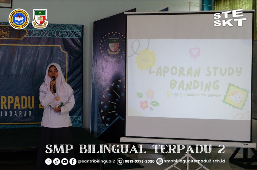 OSIS SMP Bilie Laporkan Hasil Studi Banding ke Al-Mahira IIBS Malang