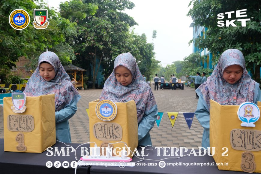 SMP Bilie Gelar Pesta Demokrasi Pemilihan Ketua OSIS 2025/2026