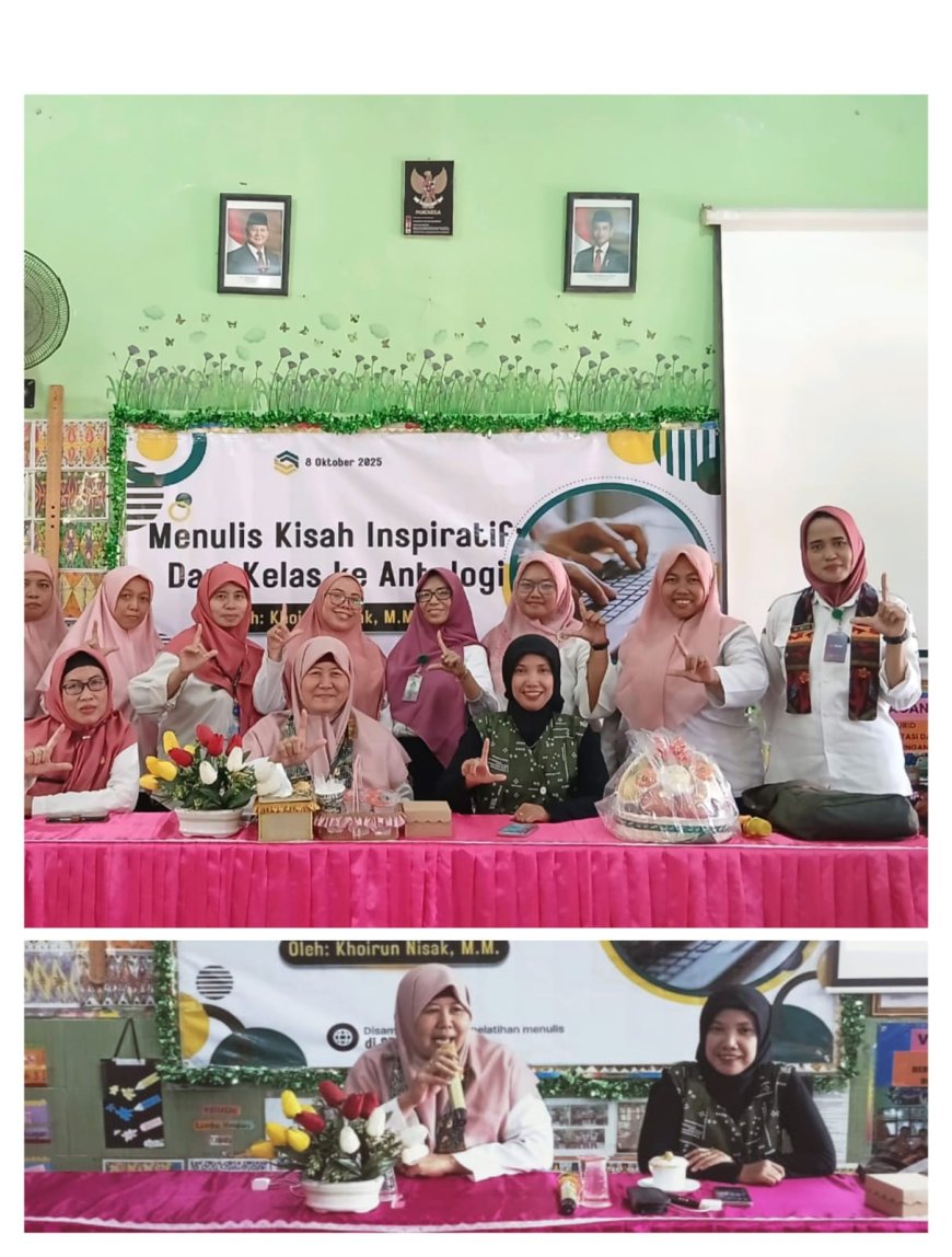 Menulis Kisah Inspiratif di SDN Kragan