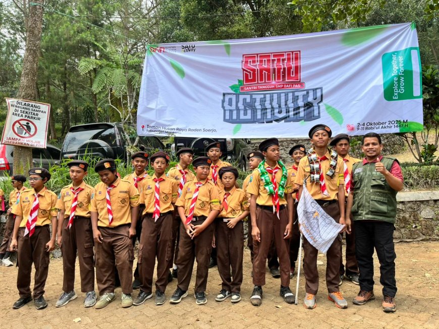 Siapkan Santri Putra "As Resilient Leader", SMP DAFI Sidoarjo Gelar Pelatihan Kepemimpinan Cerdas, Tangguh dan Berkarakter