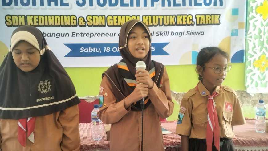 Menjadi Generasi Kreatif: Siswa SDN Kedinding & Gempolklutuk Belajar Public Speaking dan Digital Skill
