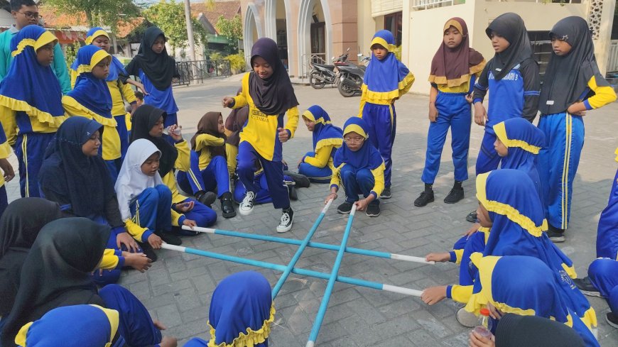 Kegiatan Sabtu Dolanan di SDN Tawangsari 3 Taman: Melestarikan Permainan Tradisional Anak Nusantara