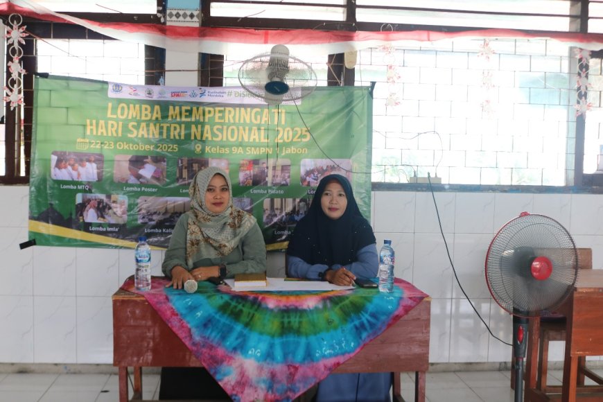 Hari Santri Nasional SMPN 1 Jabon: Wujud Cinta Ilmu dan Bangsa