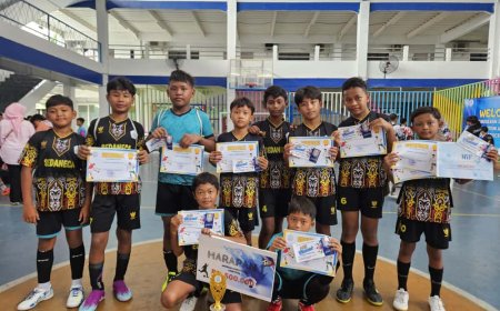 SD Negeri Candi Raih Juara Harapan I di Ajang Anugrah School Futsal Competition