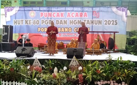 Guru SD Negeri Candi Tampil Memukau dalam Grup Gamelan “Laras Swara” pada Acara Hari Guru Nasional
