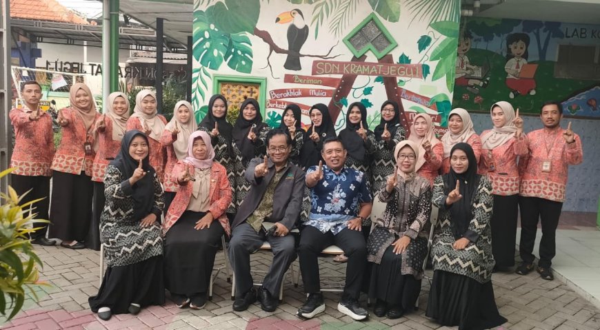 Tekankan Pengembangan Non-Akademik, Dewan Pendidikan Sidoarjo Gelar Monev Komite di SDN Kramatjegu 1