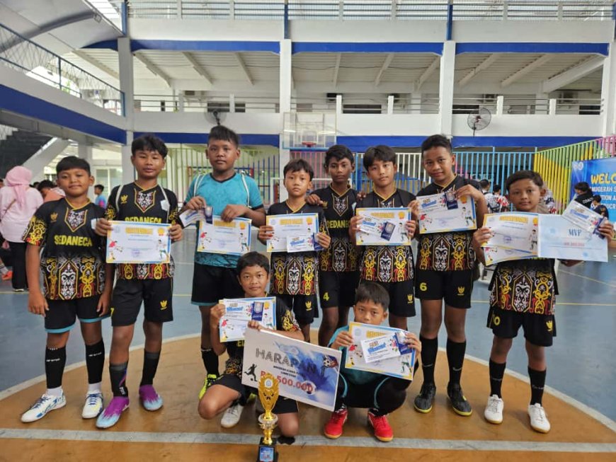 SD Negeri Candi Raih Juara Harapan I di Ajang Anugrah School Futsal Competition