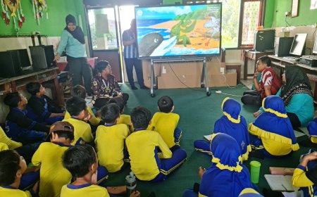 Dari Sekolah untuk Laut: WIJABA SDN Tawangsari 3 Ajak Siswa Peduli Lingkungan