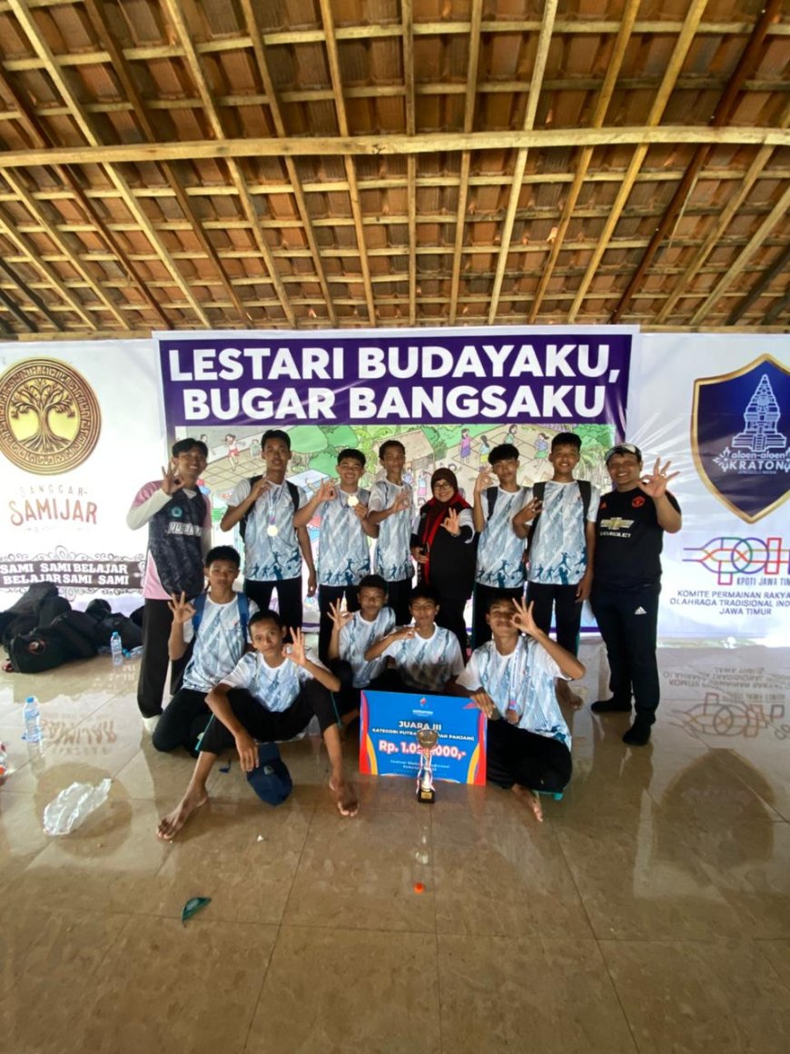 SMP Nusantara Krian Raih Juara 3 pada Festival Olahraga Tradisional Kemenpora 2025