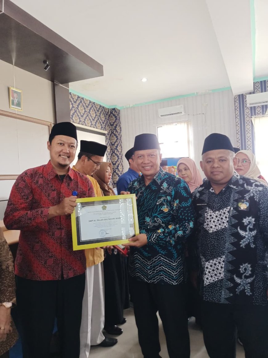 SMP Al Falah Deltasari Sabet Penghargaan School Religious Culture Kemenag Sidoarjo