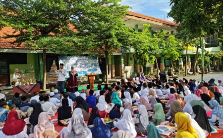 Peringati Isra’ Mi’raj, SDN Tawangsari 3 Hadirkan Lomba Mewarnai, Kaligrafi, dan Storyteller Islami