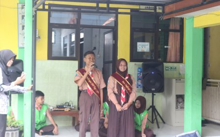 Peringatan Hari Peduli Sampah, SMPN 1 Jabon Menggelar Kampanye Aksi Nyata di SDN Dukuhsari 2