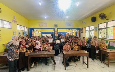 Kreativitas Digital Sejak Dini! 70 Siswa Ikuti Digital Studentpreneur II di SDN Wonocolo 4