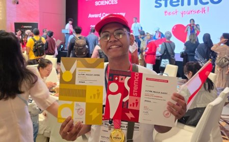 JUARA DI SINGAPURA: SANTRI SMP PROGRESIF TAKLUKKAN OLIMPIADE FISIKA INTERNASIONAL