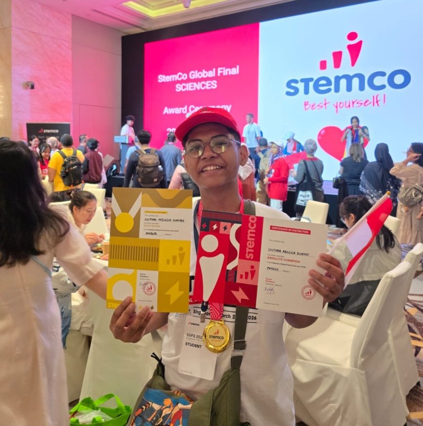 JUARA DI SINGAPURA: SANTRI SMP PROGRESIF TAKLUKKAN OLIMPIADE FISIKA INTERNASIONAL