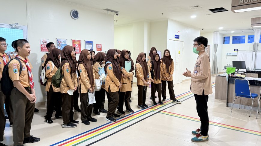 Siswa SMP Al Muslim Belajar Bahaya Adiksi Digital Lewat Kunjungan Edukatif ke RS Menur