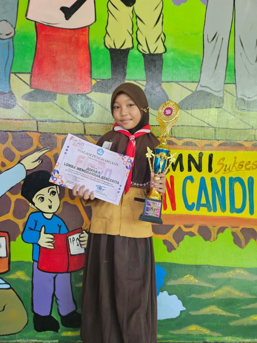 Siswa SD Negeri Candi Borong Prestasi di FLS3N Kecamatan Candi