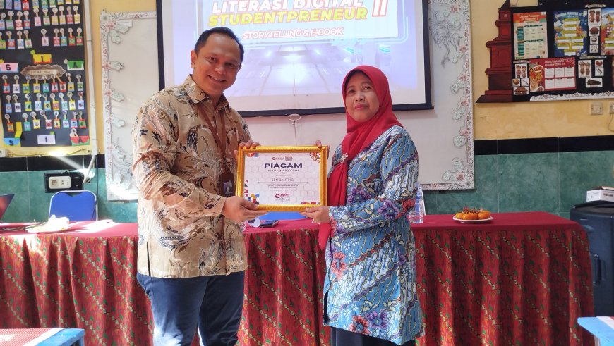 "Ciptakan Generasi Kreatif! 50 Siswa SDN Ganting Antusias Ikuti Digital Studentpreneur II”