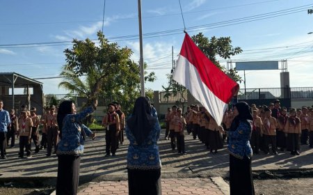 Kilauan Hari Pendidikan di SDN Banjarsari: Dari Upacara Khidmat hingga RAUDAH yang Menginspirasi