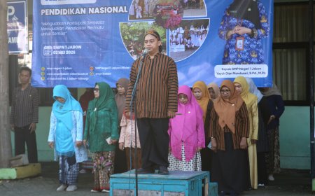 Satu Denyut Hardiknas, Seribu Cerita di SMPN 1 Jabon