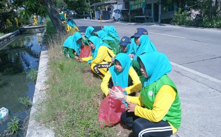 SMPN 1 Jabon Bergerak Wujudkan Lingkungan Bersih Lewat Program Gemar Bermasyarakat