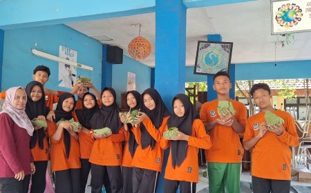 SMP Negeri 1 Jabon Gelar Kegiatan Kurban Ramah Lingkungan