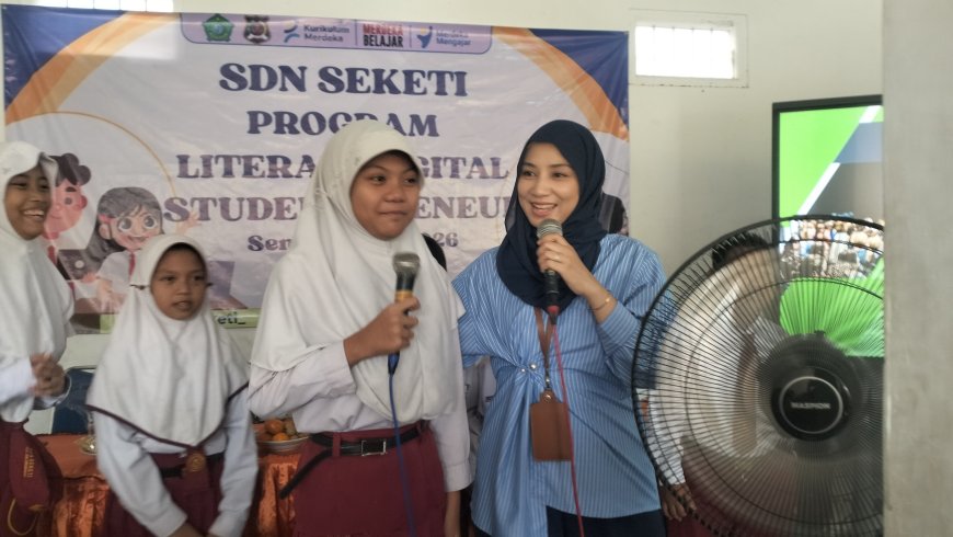 Belajar Kreatif di Era Digital, SDN Seketi Gelar Digital Studentpreneur