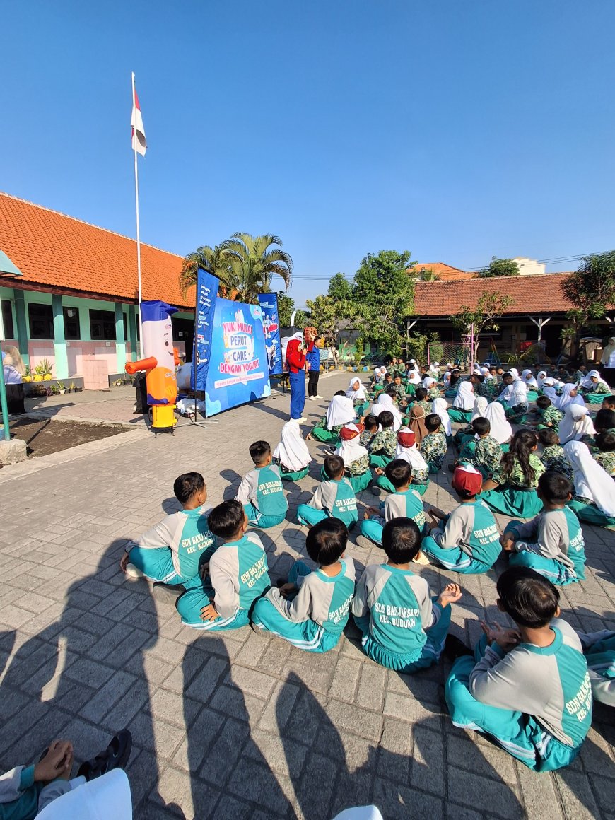 Energi Pagi SDN Banjarsari: Senam, Susu, dan Semangat Sehat Bersama Cimory