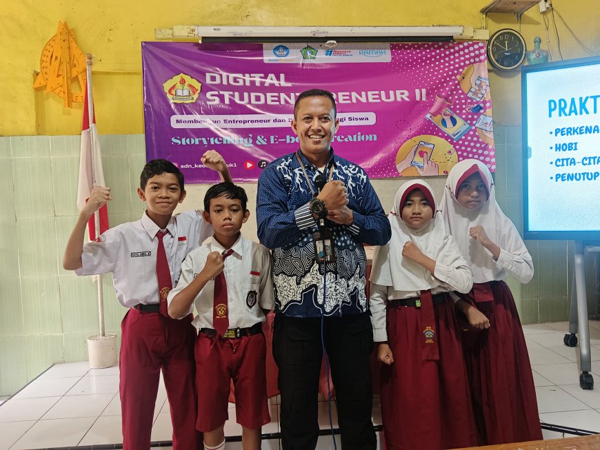 Digital Studentpreneur SDN Kedungpeluk 1: Cetak Generasi Kreatif dan Melek Digital Sejak Dini