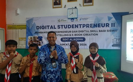 Digital Studentpreneur II Hadir di SDIT Al Aqsha, Bekali Siswa dengan Keterampilan Storytelling dan Kreativitas Digital