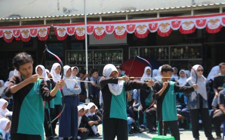 Semarak Kemerdekaan di SMP Nusantara Krian: Serunya Lomba 17 Agustus Penuh Semangat dan Kebersamaan