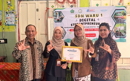 Saat Siswa Jadi Kreator: Digital StudentPreneur Hadir di SDN Waru 1