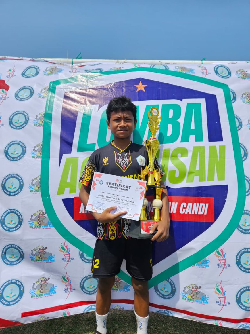 Siswa SD Negeri Candi Borong Juara Lomba HUT RI ke-81 Tingkat Kecamatan Tahun 2026