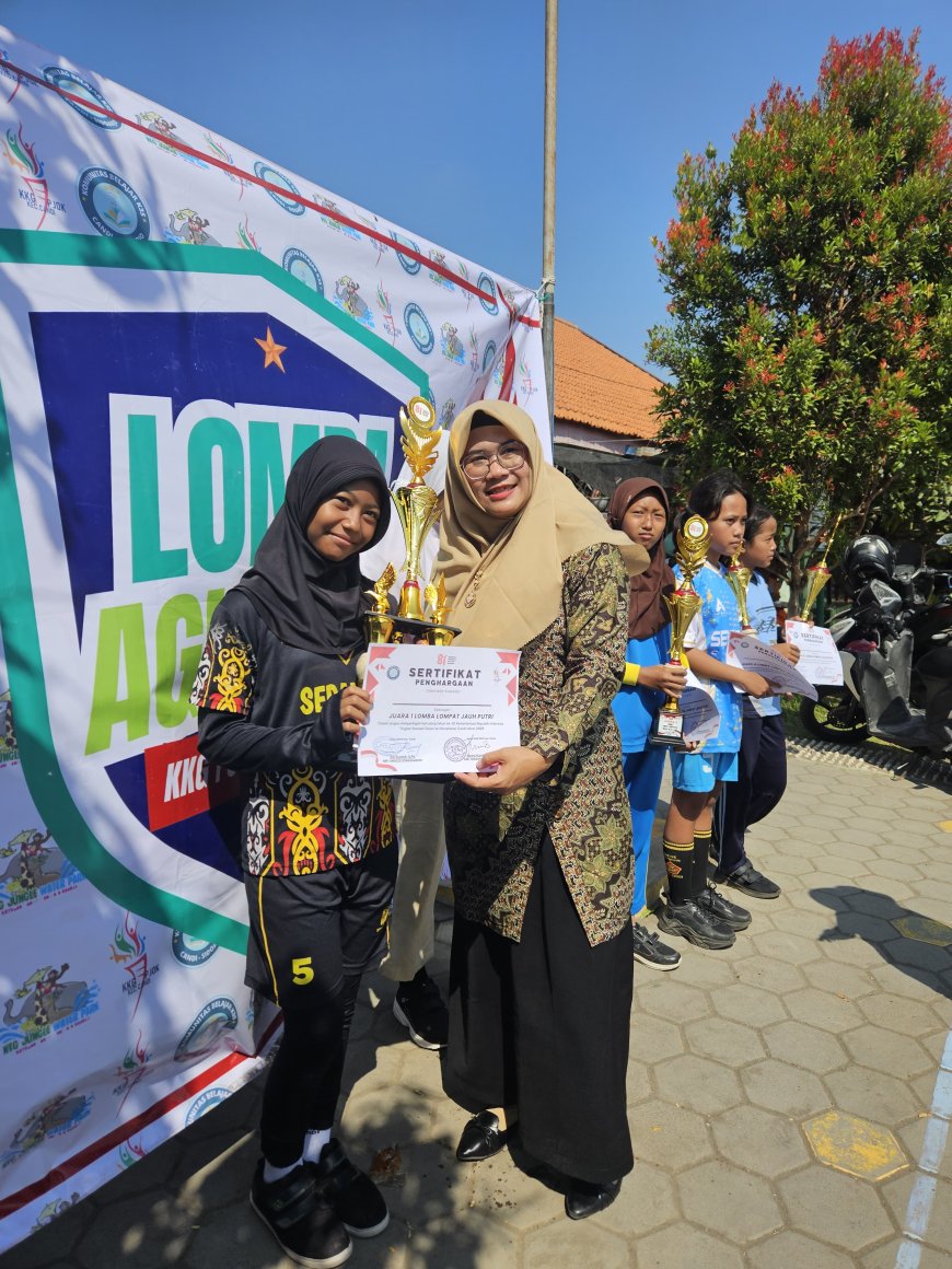 Siswa SD Negeri Candi Raih Juara 1 Lomba Lompat Jauh Putri Tingkat Kecamatan