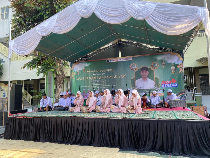 SMP Nusantara Krian Peringati Maulid Nabi Muhammad SAW dengan Semarak dan Penuh Khidmat