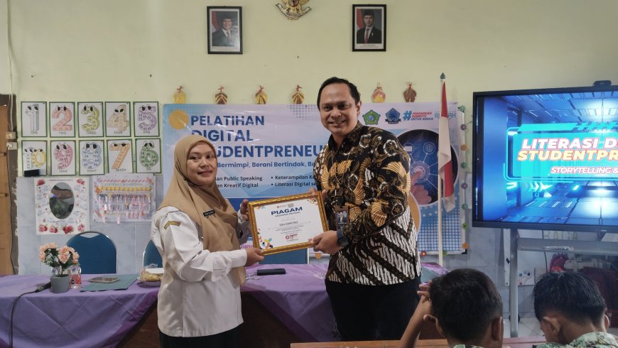 Menyalakan Kreativitas Sejak Dini: Digital Studentpreneur II Hadirkan Pengalaman Baru bagi Siswa SDN Tulangan