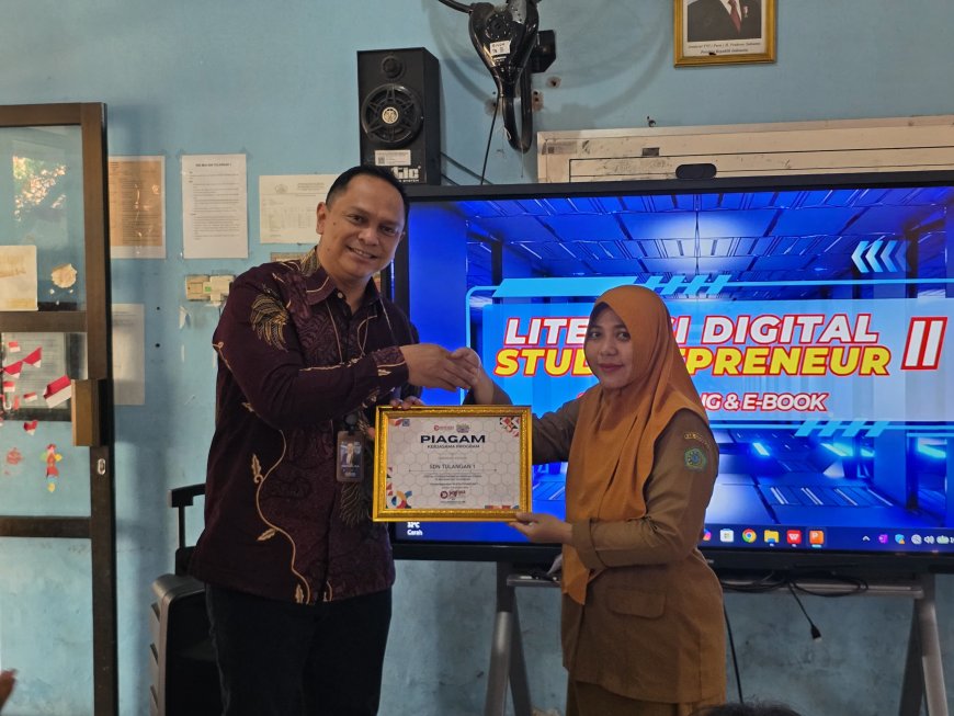 Dari Cerita Menjadi Karya: Digital Studentpreneur II SDN Tulangan 1 Dorong Siswa Berani Berkreativitas di Era Digital