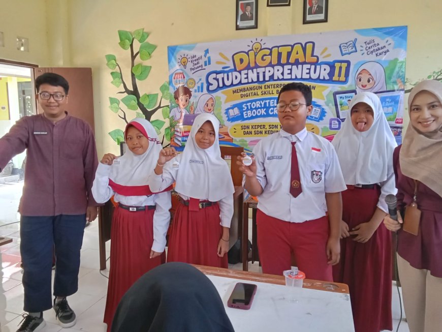 Tumbuhkan Kreativitas Digital, SDN Keper, Wangkal, dan Kedungrawan 1 Semarakkan Digital Studentpreneur II