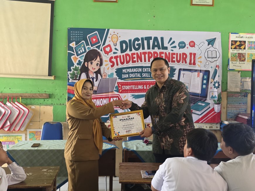 Membangun Generasi Kreatif melalui Storytelling, Video, dan Desain E-Book ( DI SDN WONOMLATI )